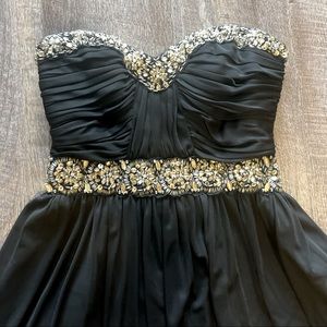Black Homecoming Formal Dress